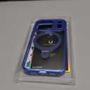 CASEKOO Deep Blue for iPhone 17 Pro Case with Ultra Magnetic Stand, Fit for MagSafe, 16FT Military Grade Protection, Kickstand for Viewing & Work, Clear Back, Blue