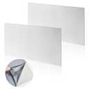 MorningRo 430 Stainless Steel Sheet Metal 24 x 12 Inches 24GA Metal Plates Panel #4 Brushed Finish Magnetic Mount Board Wall Food Truck Restaurant Kitchen Floor Trailer Garage Gym(2 Pack)