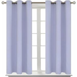 BGment Room Darkening Curtains 54 Inches Long - Grommet Thermal Insulated Drapes Window Treatment Curtains for Bedroom, 2 Panels, 38 x 54 Inch, Lavander
