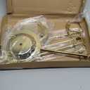 4 Pcs Purse Display Stand Adjustable Height Handbag Display Stand Metal Handbag Stand Holder Double Hook Purse Holder Stand for Home Store Boutique Counter, Gold