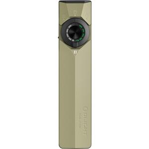 OLIGHT ArkPro Ultra EDC Flat Flashlight, Rechargeable Portable Flash Light, 1700 Lumens with White LED, UV and Green Beam for Working, Emergency, Camping, Everyday Carry (Olive Green CW)