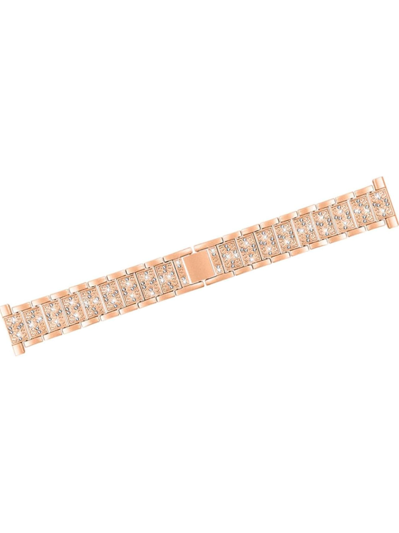 POPETPOP 1Pc Rhinestone Metal Watchstrap for Rose Gold Band Luxurious Replacement Wristband Comfortable and Durable Design Stylish Accessories for Your