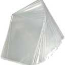 Clear Bags for Art Prints, Photos & Posters - 100-Pack UNFOLDED 1.6mils Acid-Free Self Seal Sleeves