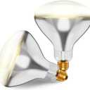 250R40/1 250-Watt, Incandescent R40 Reflector, Clear Head Lamp, Heat Flood Lamp Light Bulb, E26 Standard Medium Screw Base, 120V, 6,000 Hour Rated (Pack of 2-Clear-Heat Lamps)