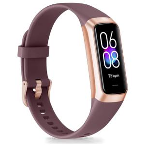 Fitness Tracker, Activity Trackers with 24/7 Heart Rate, Blood Oxygen Blood Pressure Sleep Monitor, Step Counter with 1.1" AMOLED Touch Color Screen, Calorie Pedometer Health Smart Watch for Women Men