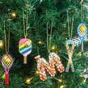 Christmas Letter Ornaments, Letter Ornaments for Xmas Tree,Hanging Christmas Ornament Gift for Mother Friends Sister Wife Grandma Women Men (Gingerbread Man)