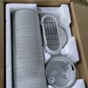 LG 6,000 BTU DOE 8,000 BTU ASHRAE Portable Air Conditioner, 115V, Cools 250 Sq.Ft. (10' x 25' Room Size), Quiet Operation, LCD Remote Control, and Window Installation Kit, White