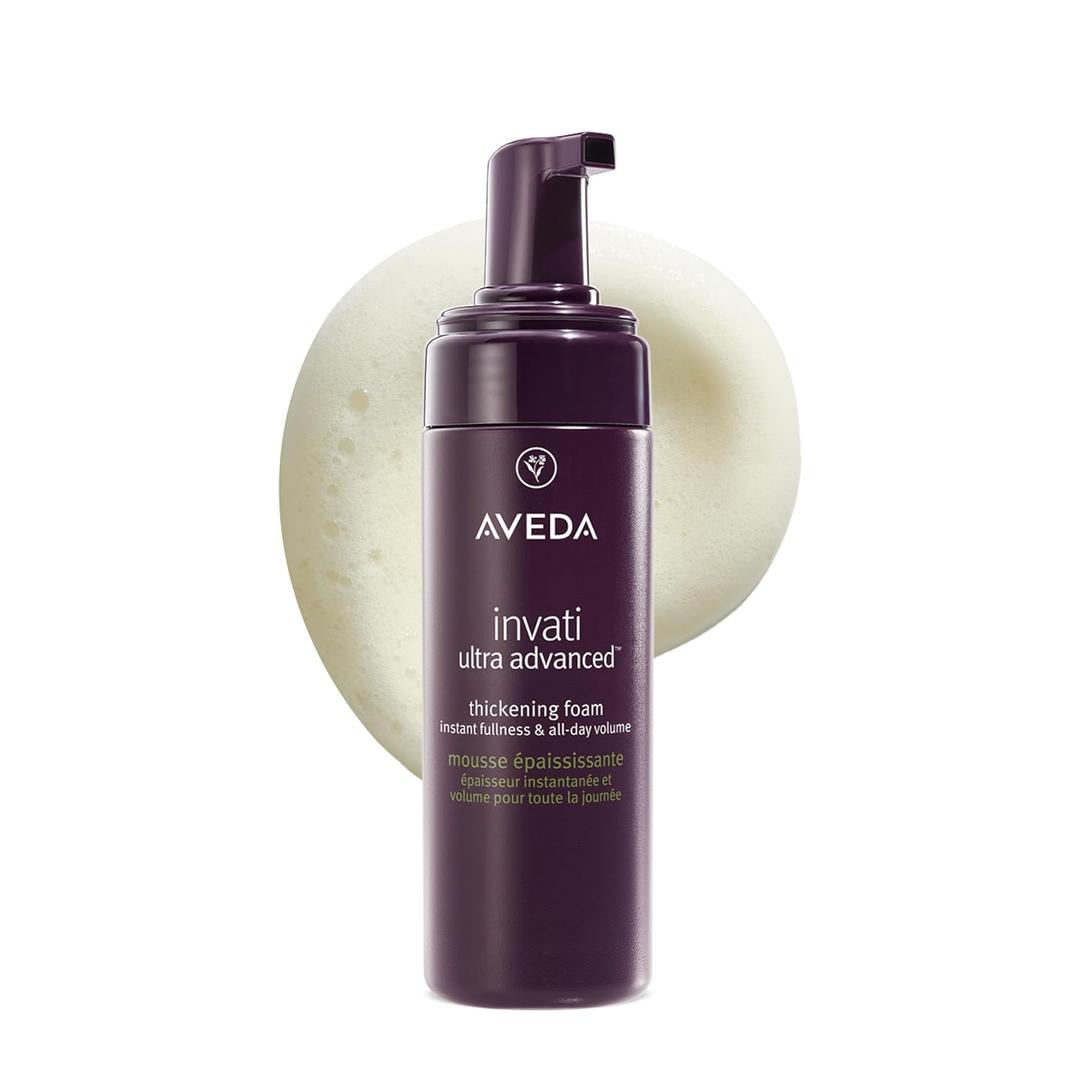 Aveda Invati Ultra Advanced Thickening Foam | Styling Foam for Thin & Thinning Hair | Instantly Thickens Hair | Flexible Hold | 97% Naturally Derived*, 5 Fl Oz