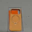 TORRAS Q3 Silicone 360 Spin for iPhone 17 Pro Case with Stand, Fit for MagSafe, Magnetic Ring Stand with Camera Control, Liquid Silicone Rubber Soft Phone Case for iPhone 17 Pro 6.3'', Pastel Orange