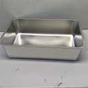 Kirecoo Stainless Steel Cat Litter Box XL- Metal High Sided Cat Pan, Large Stainless Steel Box, Indoor Litter Tray, Non Stick, No Smell, Easy to Clean, Pet Toilet Supplies for Kitten, Kitty, Rabbit (23.43" L x 15.55" W x 5.7" H)