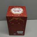 Sea Glass Christmas Tree,8.5 inches Mini Christmas Tree with Lights,Beach Nautical Themed Seaglass White Christmas Tree for Table top, Christmas Decorations Indoor