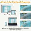 Gwine Short Kitchen Sheer Curtains 36 Inch Length - Light Filtering Voile Small Half Window Curtain for Basement, Rod Pocket Cafe Curtains for Bathroom Cabinet, 42Wx36L Inch, 2 Panels, Aqua
