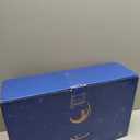 Imourari Stemmed Colored Glasses: Set of 6 Cute 13.5oz Hand Blown Brown Crystal Glass with Long Stem for Fall Christmas Dinner Birthday Party Wedding Registry Gifts