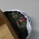 Hewory Christmas Tealight Candle Holder: Set of 6 Decorative Gold Tea Lights Candleholder with Xmas Wreath, Christmas Decoration Votive Candle Holders for Dinner Table Centerpieces Living Room Holiday