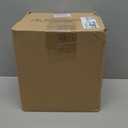 EHOMEWARE 6 Pack Satin Brass Dummy Door Handle, Gold Interior Door Lever for Pull or Push Only, Heavy Duty Single Sided Door Handles for French or Closet Doors