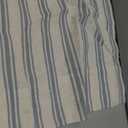 2 Pack Grain Sack Stripe Cream and Colonial Blue Placemat 26" x 30"