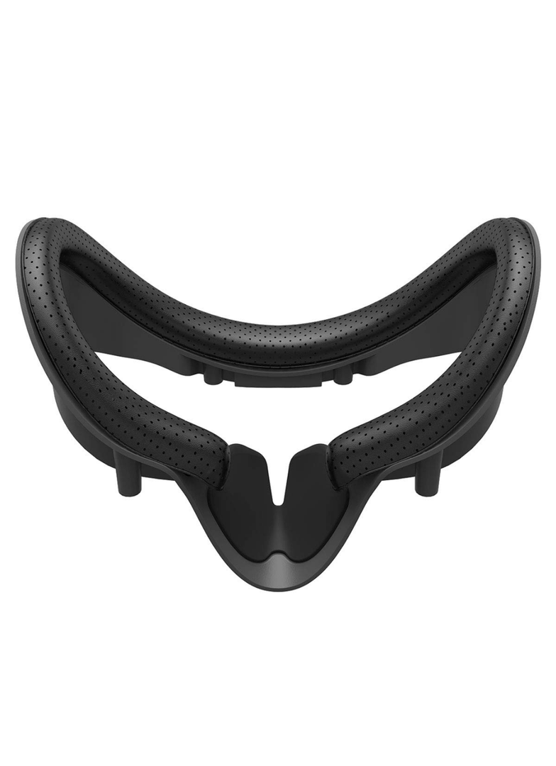IMIL design VR Facial Interface Bracket Compatible with Valve Index, 1 pcs PU Leather Anti-Dirt Sweat-Proof Foam Face Cover Pad with Lens Cover and Anti-Leakage Nose Pad