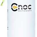 Cnoc Outdoors Vesica Collapsible Water Bottle, Narrow Mouth Green, 28mm Thread, Sawyer Compatible