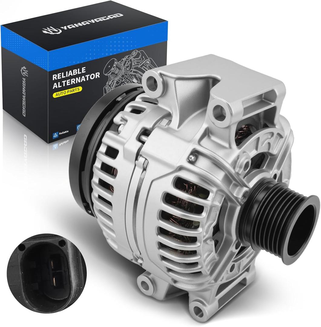 11215 2721540002 Alternator 3.0L 3.5L 2.5L V6 for Mercedes-Benz C230 C280 C300 C350 CLK350 E350 SLK280 SLK300 SLK350 W203 W204 C209 C207 W212 R171 R173 2005-2010, Replaces 115905 0124525054