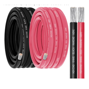 Gauge Marine Wire Include 6 AWG 30FT Red & 30FT Black, 6 Gauge Marine Grade Wire Tinned Copper Oxygen-Free Boat Electrical Cabler for Automotive/RV/Camper/Trailer Outdoor Use