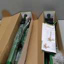 Biswing Impact Sprinkler Head on Tripod Base, Heavy Duty Lawn Sprinklers, 360 Degree Large Area Irrigation, Brass Sprinkler Nozzle & Solid Alloy Metal Extension Legs Flip Locks, 2 Pack