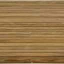 Nordic Teak 100% Solid Teak Wood String Mat - Indoor and Outdoor Use - Non-Slip Wooden Platform for Sauna, Pool, Hot Tub Flooring Decor and Protector (Natural Finish, 36" x 36")