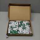 Breling 310 Pieces Felt Letter Bulletin Board Letters Sticker with Number 2" Bulk Self Adhesive ABC Upper Lowercase Sticky Letter for Xmas Gift Bulletin Board Classroom( Christmas Color)