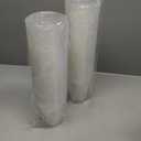 TashiBox 12 Ounce - 100 Count Plastic Cups for Cold Drink, Disposable Coffee Cups