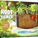 Root Viewer Kit for Kids - Grow Your Own Kids Garden for Boys & Girls - Science STEM Toy & Craft Growing Kits for Ages 6 7 8 9 10 Birthday Easter Gifts for Boy & Girls - Kid Gardening Set (White)