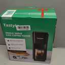 Tastyle Mini Hot and Iced Coffee Maker Single Serve, for K Cup and Ground, 6 to 14 Oz Brew Sizes, with Recipe Book, for Home, Travel, RV, Office and Dorm, Mint