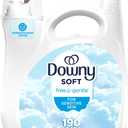 Downy Free & Gentle Liquid Fabric Softener, 140 fl oz, 190 Loads, Hypoallergenic, Sensitive Skin Friendly Fabric Conditioner Liquid