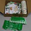 AIBIIN 194pcs Three Rex Birthday Decorations for Boy 3rd Birthday Party Plates, Cup, Napkin, Tablecloth, Tableware, Dinosaur 3 year old Birthday Party Supplies Plates Serve 24 Guests