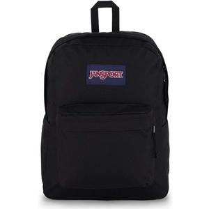 JanSport SuperBreak Plus Backpack with Padded 15-inch Laptop Sleeve and Integrated Bottle Pocket - Spacious and Durable Daypack for Work and Travel - Black