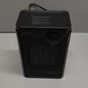 Lerat Electric Space Heater, Small Heater for Indoor Use, 1200W PTC Fast Heating Portable Heater, Overheat & Tip-Over Protection, Heating & Fan Modes for Bedroom, Office, Camping, Black