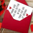 4 x Funny Valentines Day Card for Husband Boyfriend, Naughty Valentines Day Gifts for Him (BT-152)