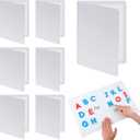 Motipuns 6 Pcs Folding Magnetic Dry Erase Activity Boards Foldable Magnetic Board Dry Erase Learning Project Scrum Folding Whiteboard for Students School Classroom