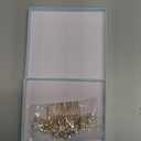 Rose Gold Wedding Hair Comb With Pearls and Crystals Wedding Hair Accessories Bridal Headpiece Or For Parties (Gold)