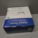 Heated Throw Blanket - Plush Thick Bubble Faux Fur Heated Blanket, Fast Heating Electric Blanket 6 Heating Levels & 4 Hours Auto-Off, Machine Washable, 50"x60", Dark Grey