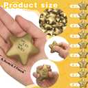 Jenaai 36 Pcs 2.2 Inch Star Stress Balls Motivational Stress Relief Balls Bulk Quote Relief Mini Foam Stars for Students Teens Adults Relieve Anxiety Party Bag Fillers