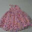 Toddler Baby 1st Birthday Girl Cake Smash Outfit Self-tie Floral Tutu Dress Ruffle Halloween Party Photo Shoot 100