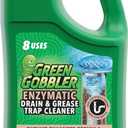 Green Gobbler Enzyme Drain Cleaner | Controls Foul Odors & Breaks Down Grease, Paper, Fat & Oil in Sewer Lines, Septic Tanks & Grease Traps | 1 Gallon
