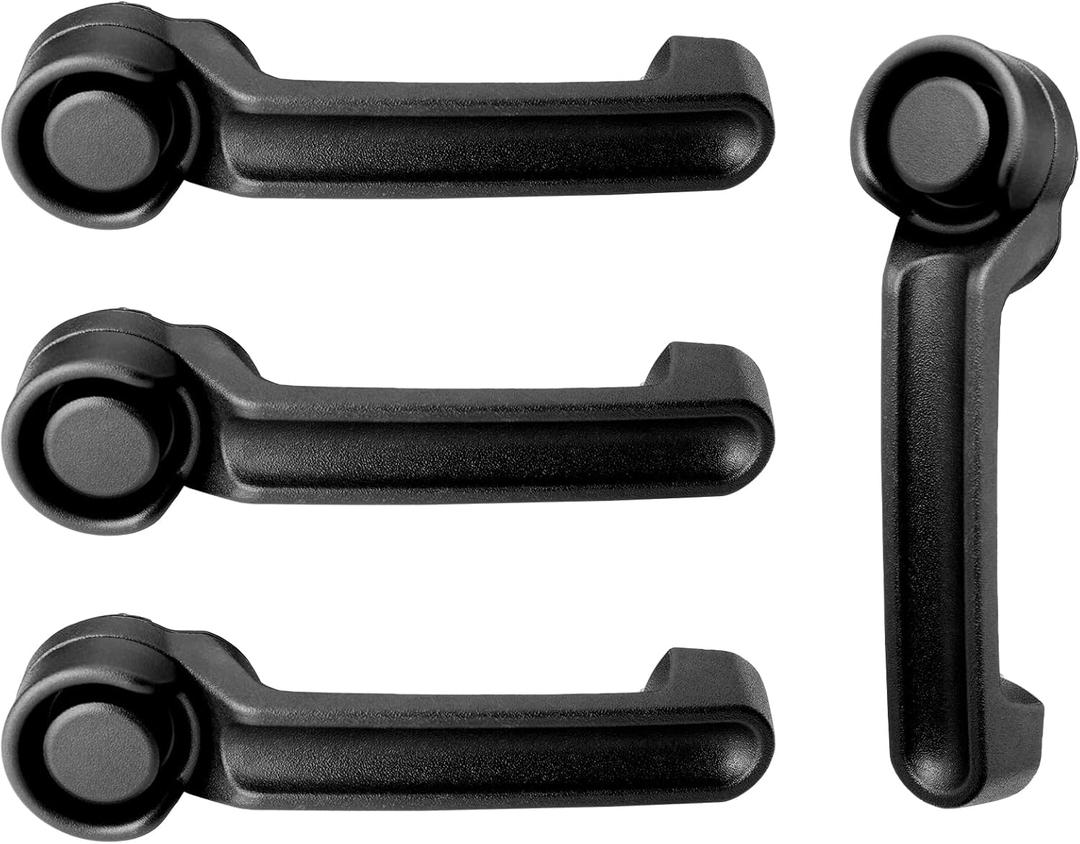 Exterior Door Handle (4PCS), Compatible with 2007-2018 Jeep Wrangler JK, Jeep Liberty, Dodge Nitro, Front or Rear Left Driver or Right Passenger | 80614,4589164AC,4589164AE,CH1310151 Outside Handle