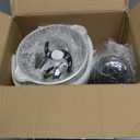 GANIZA Food Processors, Electric Food Chopper with Meat Grinder & Vegetable Chopper - 2 Bowls (8 Cup+8 Cup) with Powerful 450W Copper Motor - Includes 2 Sets of Bi-Level Blades (Grey) (Gray)