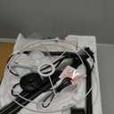 AKASUKI Floor Lamp for Living Room with 3 Color Temperatures, Foot Switch Standing Lamps for Living Room, Bedroom, Office, Arc Mordern Floor Lamp with 9W LED Bulb Included (Black base- Beige shade)