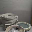 Chafing dishes for buffet 4PACK, [Game Changer Maifanite-Coated] Chafing Dish Buffet Set Offer the Elegance of nature, 5QT Food Warmers for Parties Serve for Wedding, Birthday, Church Events, ETC