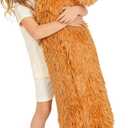 Fanunny Highland Cow Stuffed Animal 33",Long Highland Cow Plush, Cattle Body Pillow Plushies Gifts for Kids and Adults