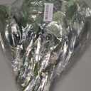 110 Pcs 7 Kinds Mixed Artificial Eucalyptus Stems and Faux Flowers,Fake Silver Dollar Eucalyptus Leaves Stems Bulk Real Touch Leaf Branches for DIY Bouquets Floral Arrangement Wedding Home Decor