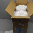 DUMOS Memory Foam Pillows for Sleeping 2 Pack, Bed Pillows for Adults with Washable Cover and Breathable Mesh, Gel Cooling Pillow for Back and Side Sleeper Support, White