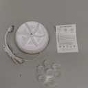 Mini portable USB Washing Machine | Sink Washing Machine Ultrasonic Turbo Washer for Clothes and Dishes. Perfect for Travel, Business, Camping, Home, College, RV, and Apartments