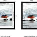 20x28 Picture Frame Set of 5, Black Poster Frame, Display Pictures 16 x 24 with Mat or 20 x 28 Without Mat for Horizontal or Vertical Wall Mounting, Wall Gallery Frame, 20x28-5PACK